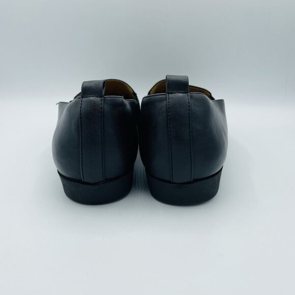 Comfortview Shoes Womens Size 11 Wide Black June Comfort Wedge Slip On Loafers - Picture 7 of 11